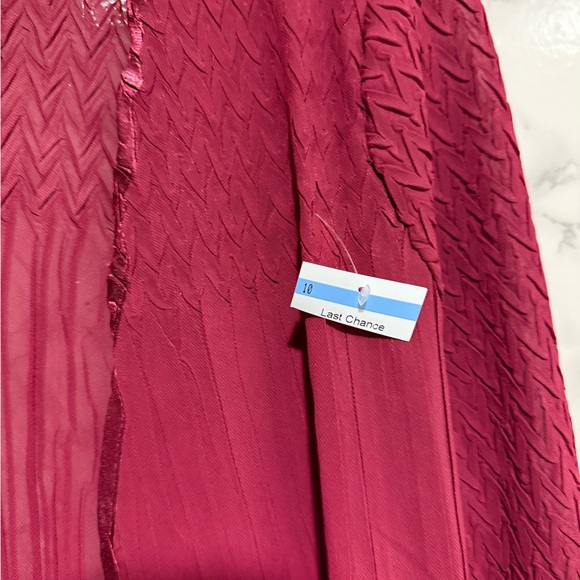 NEW Komarov Burgundy Textured Women's Blazer L - Picture 2 of 6